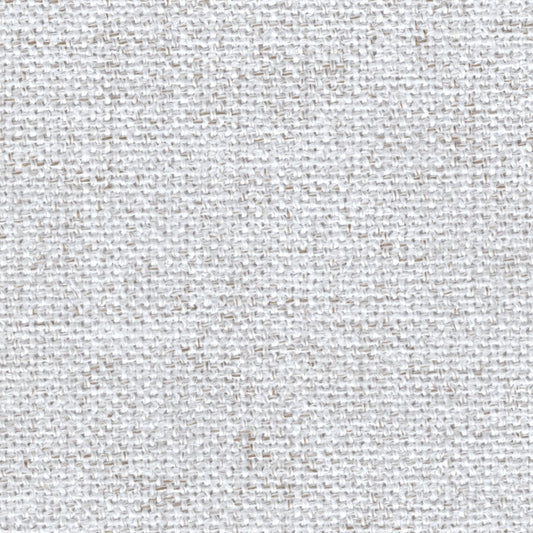 Belgian - Performance Faux Linen Fabric - Swatch / Snow - Revolution Upholstery Fabric